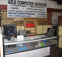 Service Counter at our Shop
