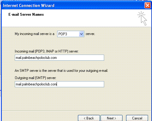 Mail Server Settings